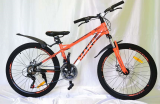 Велосипед MAKS SMART MD 24" MSMD-171, ALU-рама, 21ск, рама 13, Оранжевый
